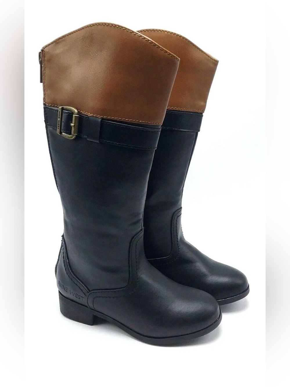 Nine West Two-Tone Riding Boots